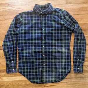 Polo Ralph Lauren Vintage Plaid Shirt | 90s Button Down Collared Shirt - Men's S
